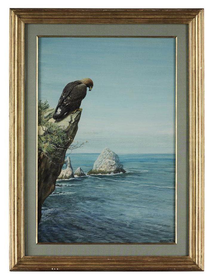 Louis Agassiz Fuertes - Golden Eagle on Catalina Island