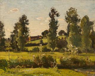 Louis Alexandre Cabié - Sommerliche Landschaft.