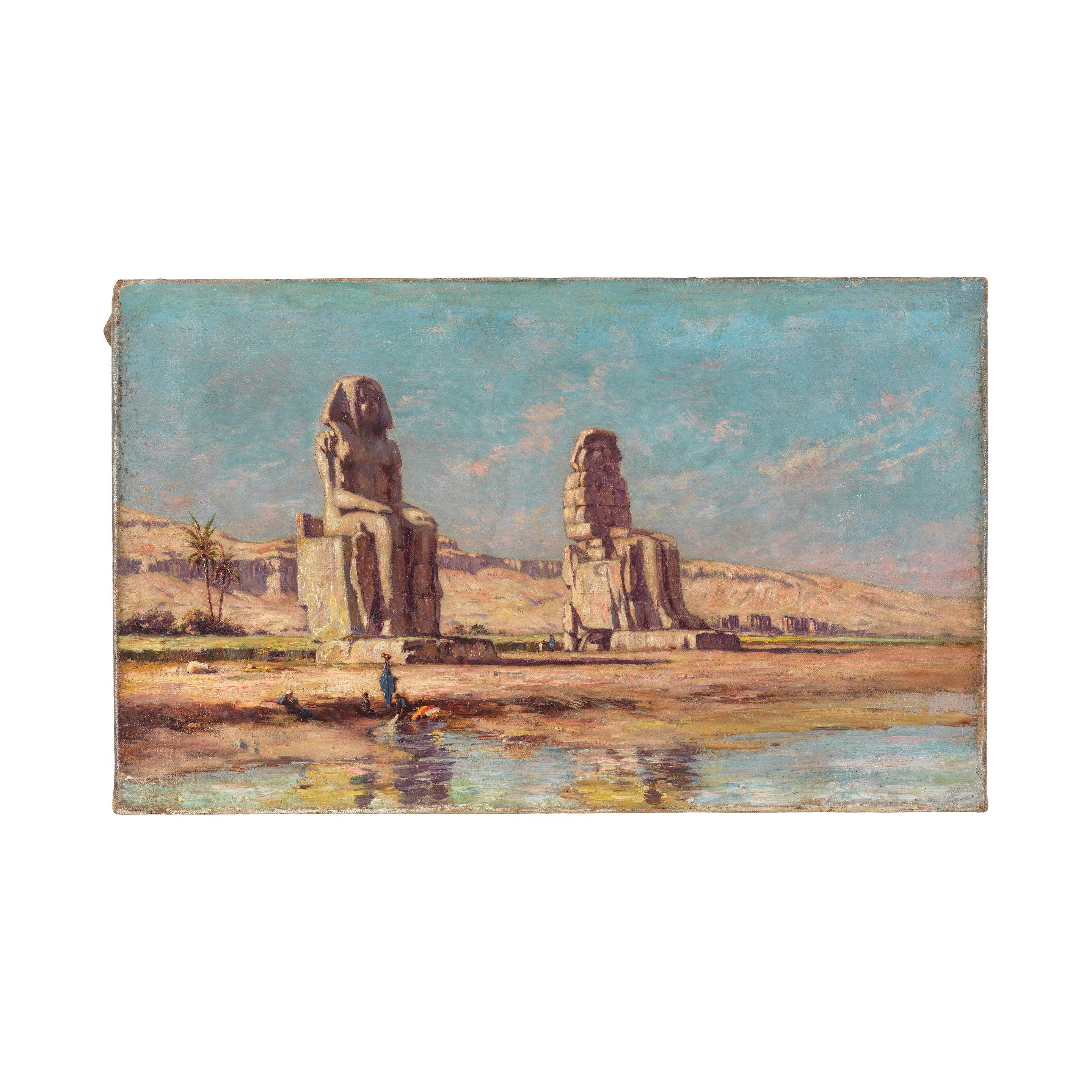 Louis Amable Crapelet - Colosses de Memnos sans cadre