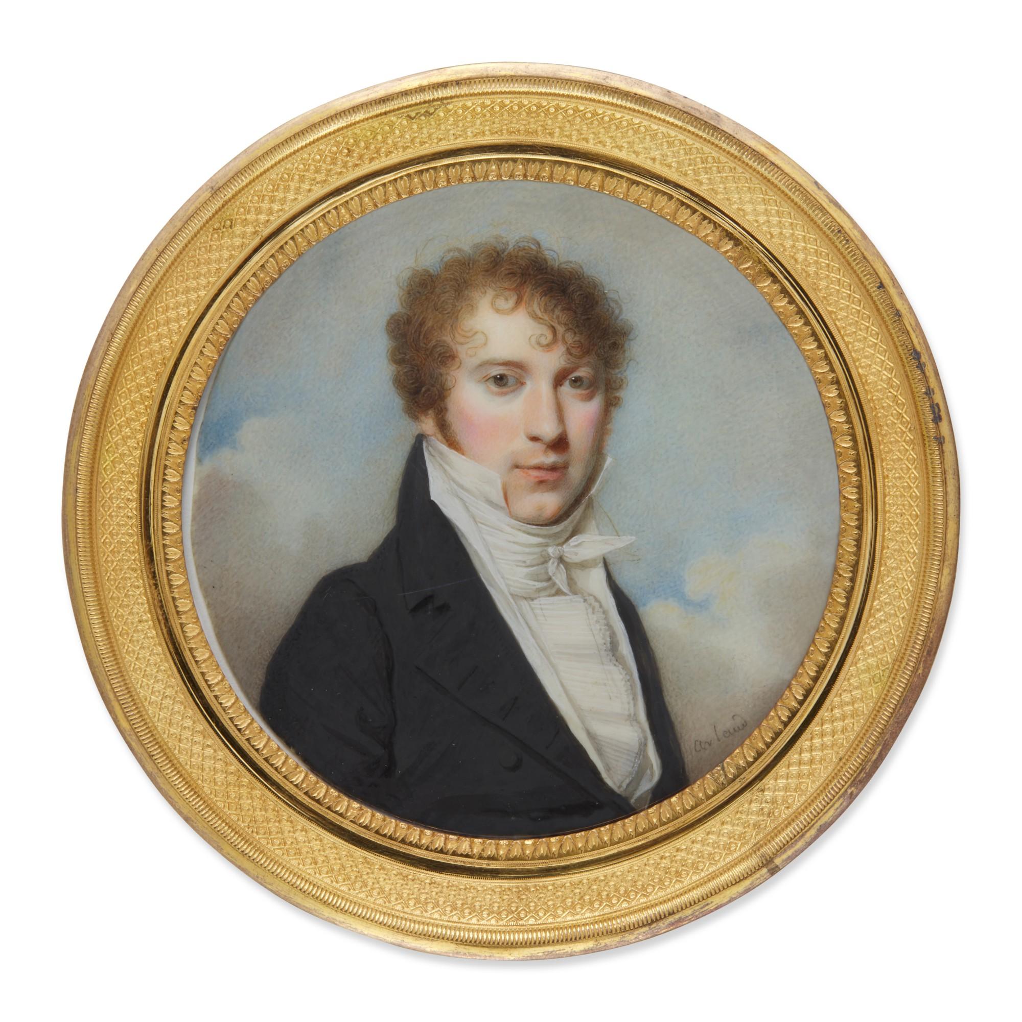 Louis Ami Arlaud-Jurine - Portrait Of A Gentleman, Circa 1805