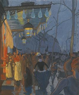 Louis Anquetin - Avenue De Clichy, Le Soir, Cinq Heures
