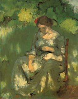 Louis Anquetin - Femme Avec Un Chat