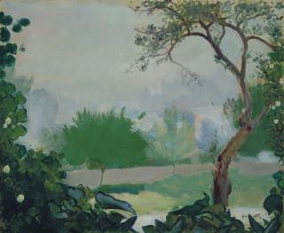 Louis Anquetin - Jardin aux environs d\'Étrépagny