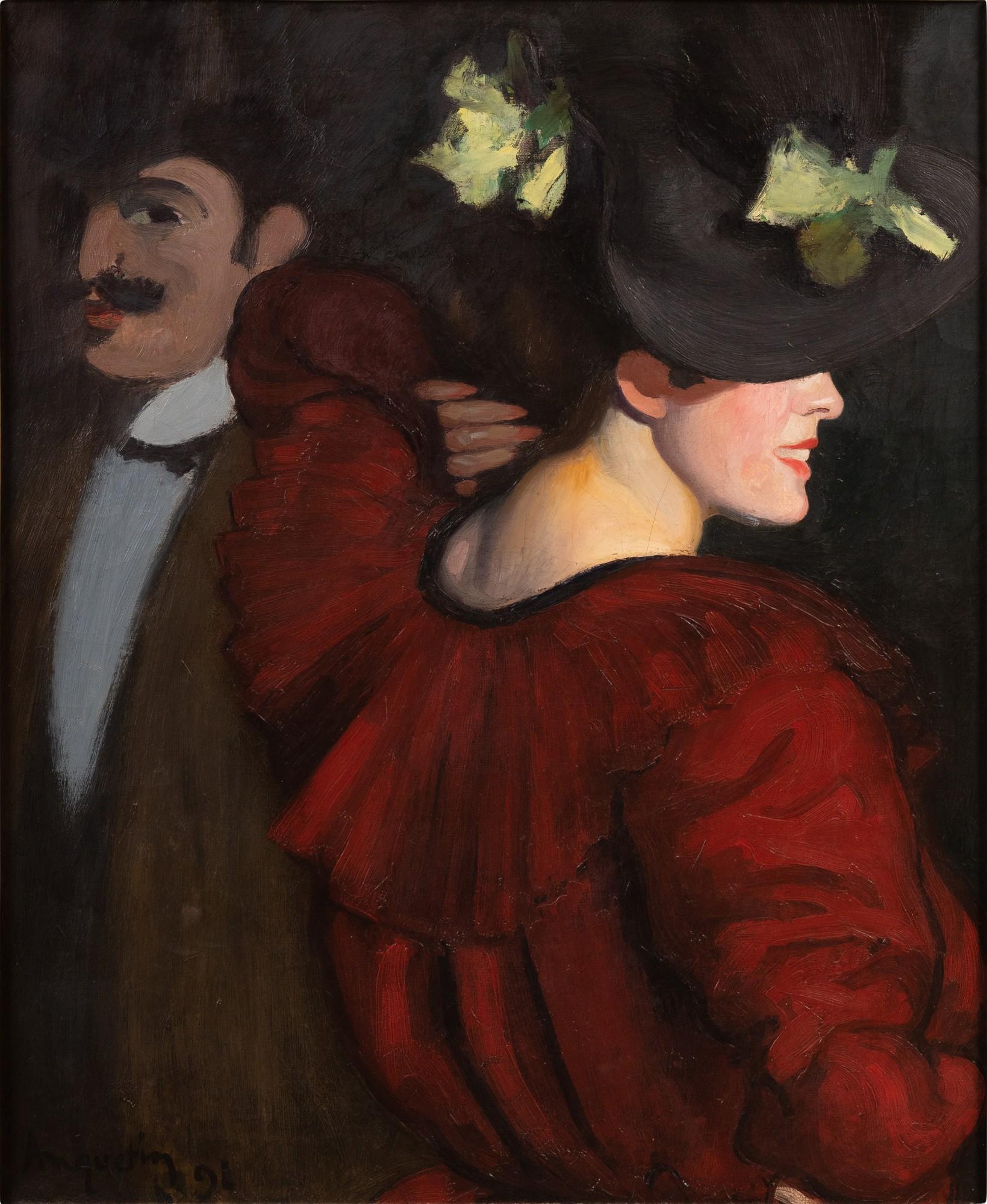 Louis Anquetin - La Femme à la berthe rouge