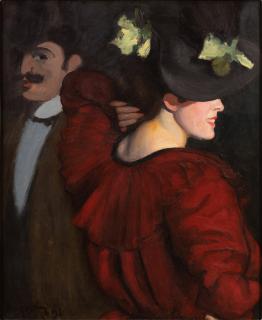 Louis Anquetin - La Femme à la berthe rouge