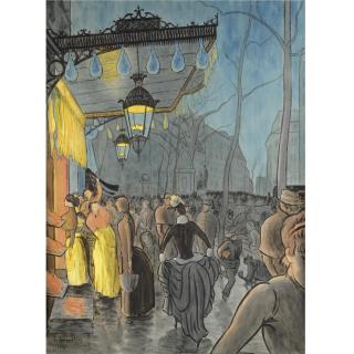 Louis Anquetin - L\'Avenue De Clichy, Paris