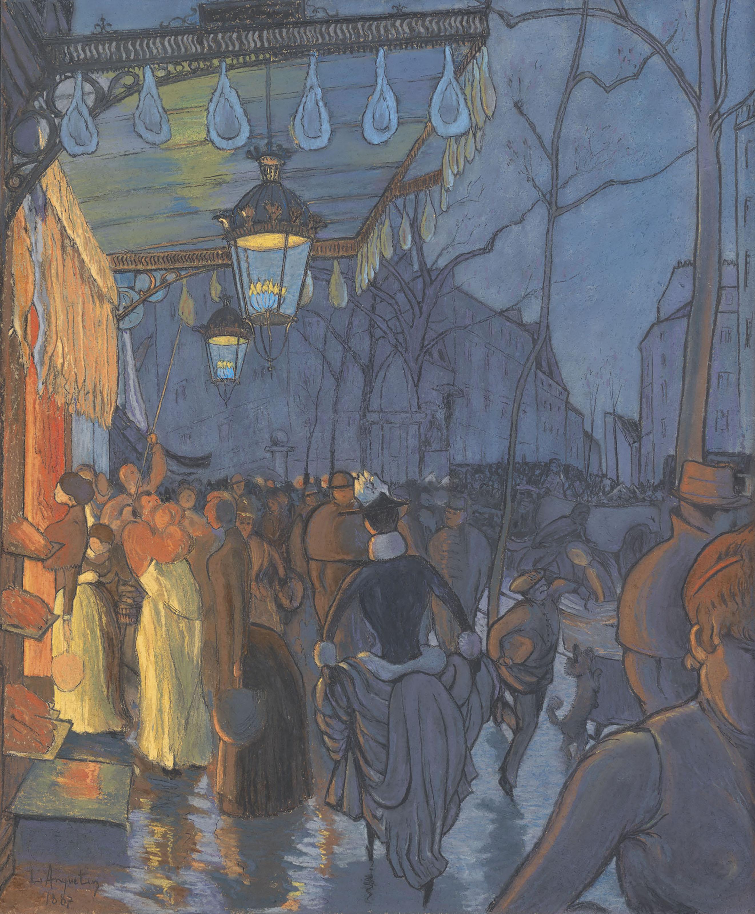 Louis Anquetin - L\'Avenue de Clichy