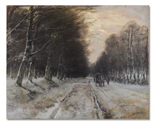 Louis Apol - Forest path near Velp