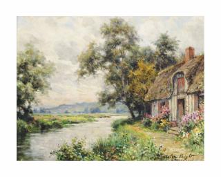 Louis Aston Knight - Cottage in Menneval