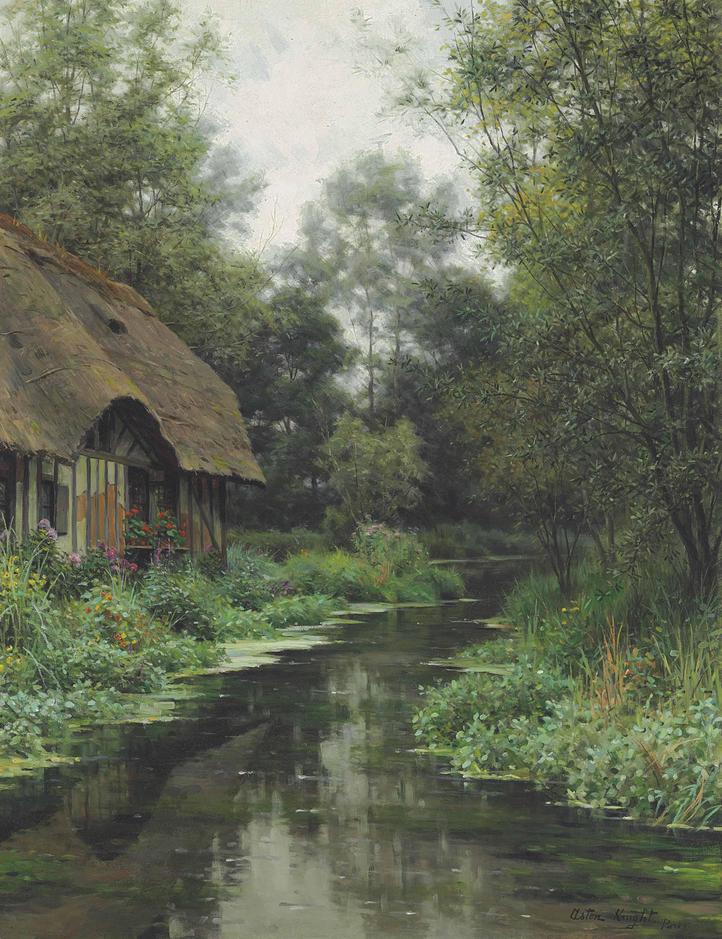 Louis Aston Knight - La Chaumière de Diane, Beaumont-le-Roger, Normandy