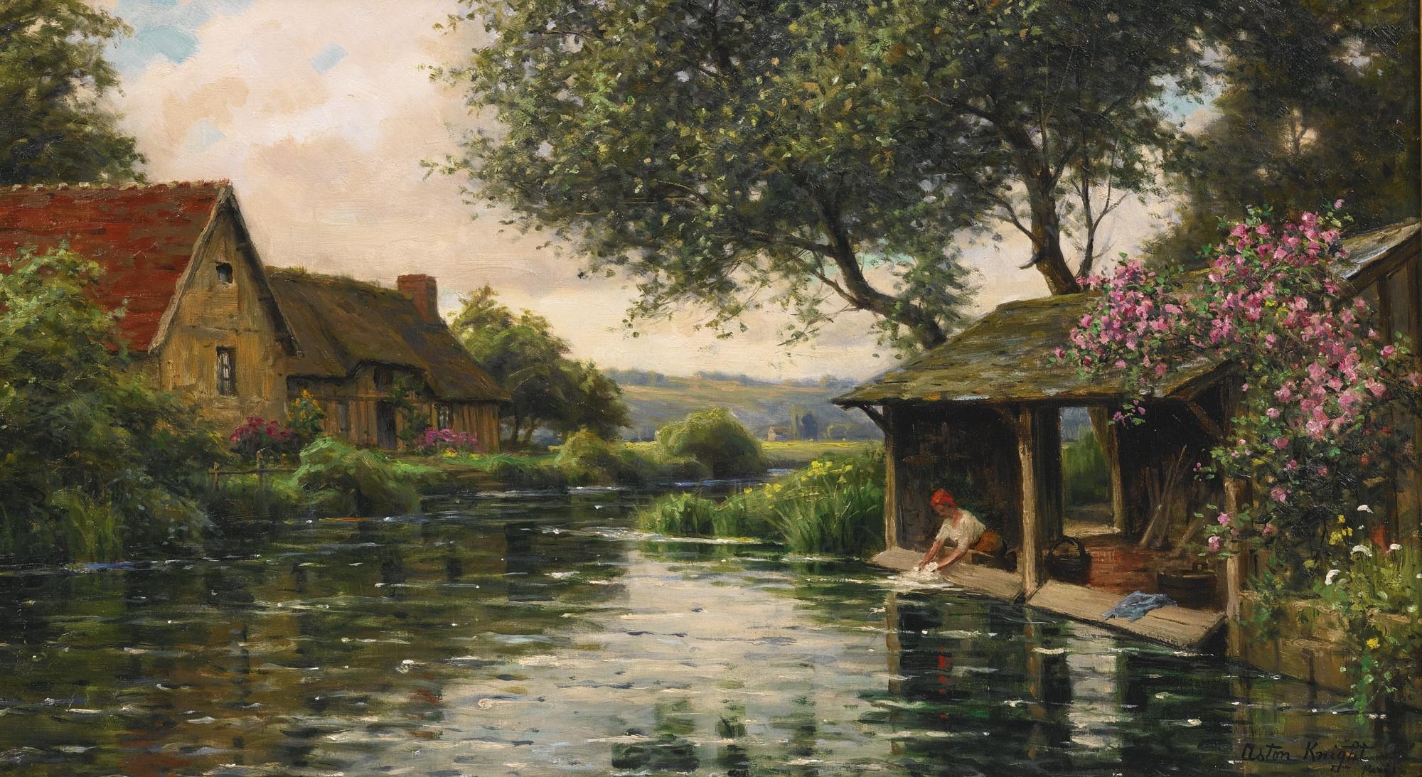 Louis Aston Knight - La Vieux Lavoir, Normandy