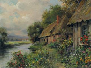 Louis Aston Knight - Normandy Landscape