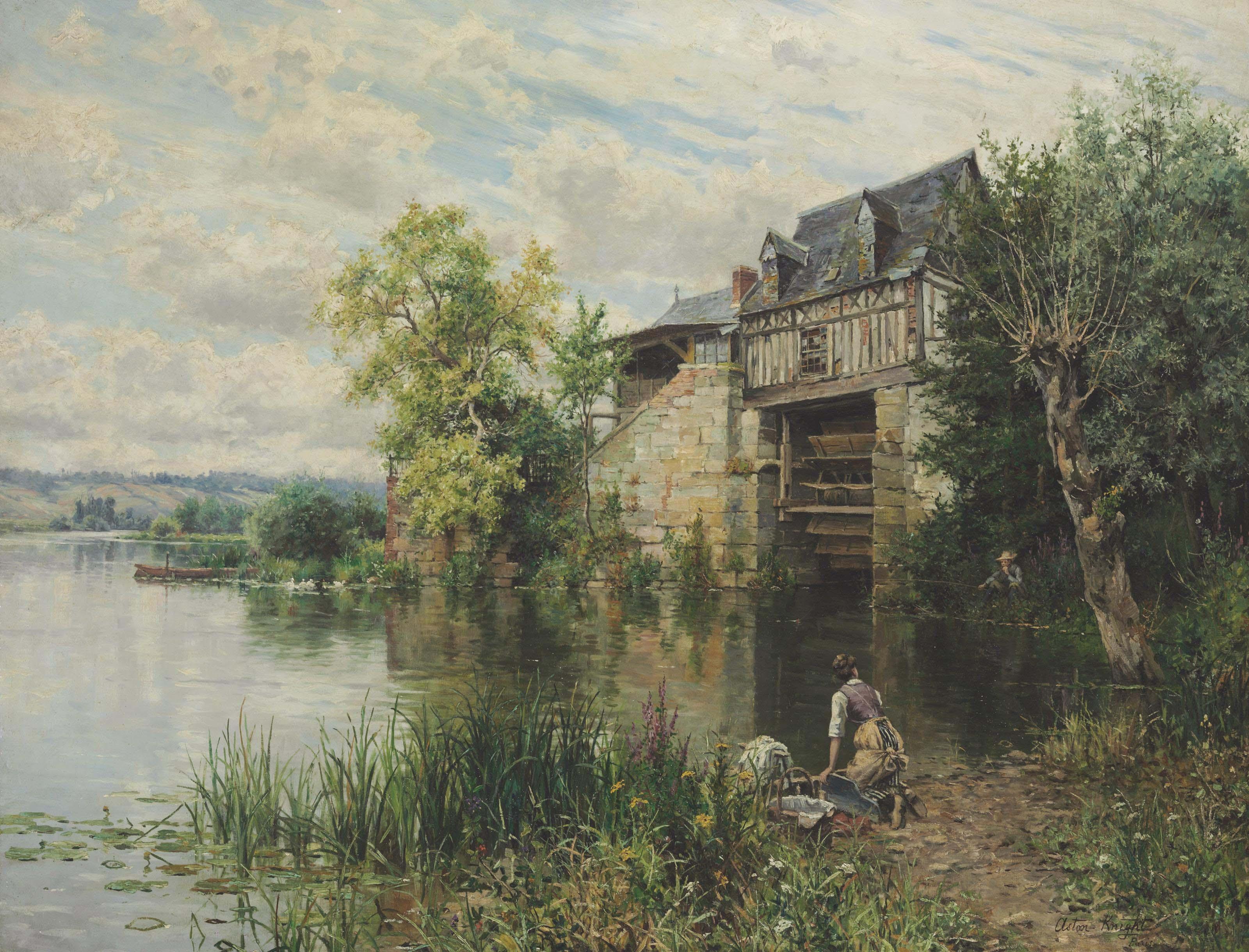 Louis Aston Knight - The Old Mill