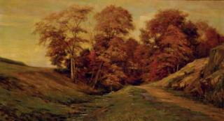 Louis Aston Knight - The Thirteenth Hole at Sleepy Hollow
