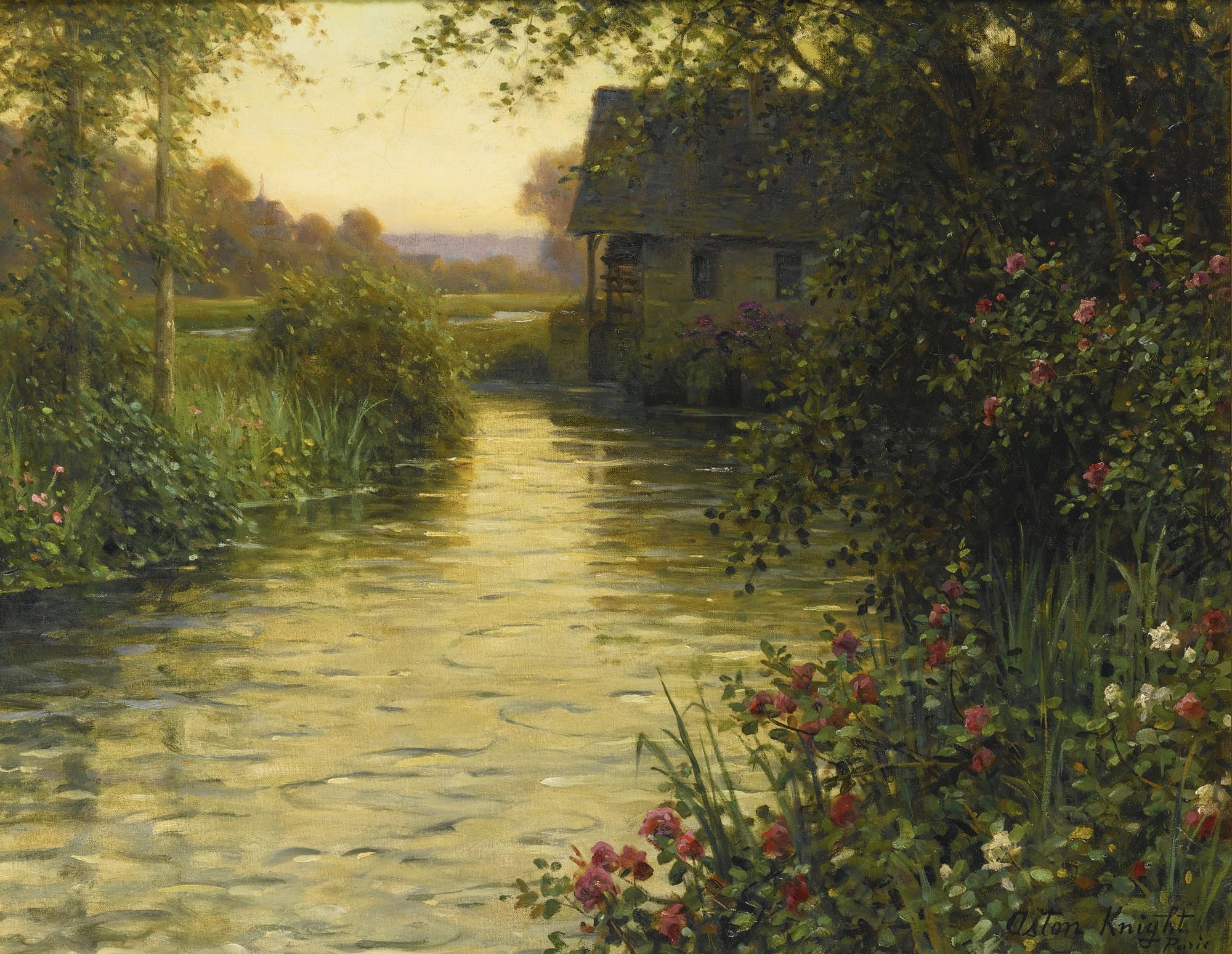 Louis Aston Knight - The Water Mill