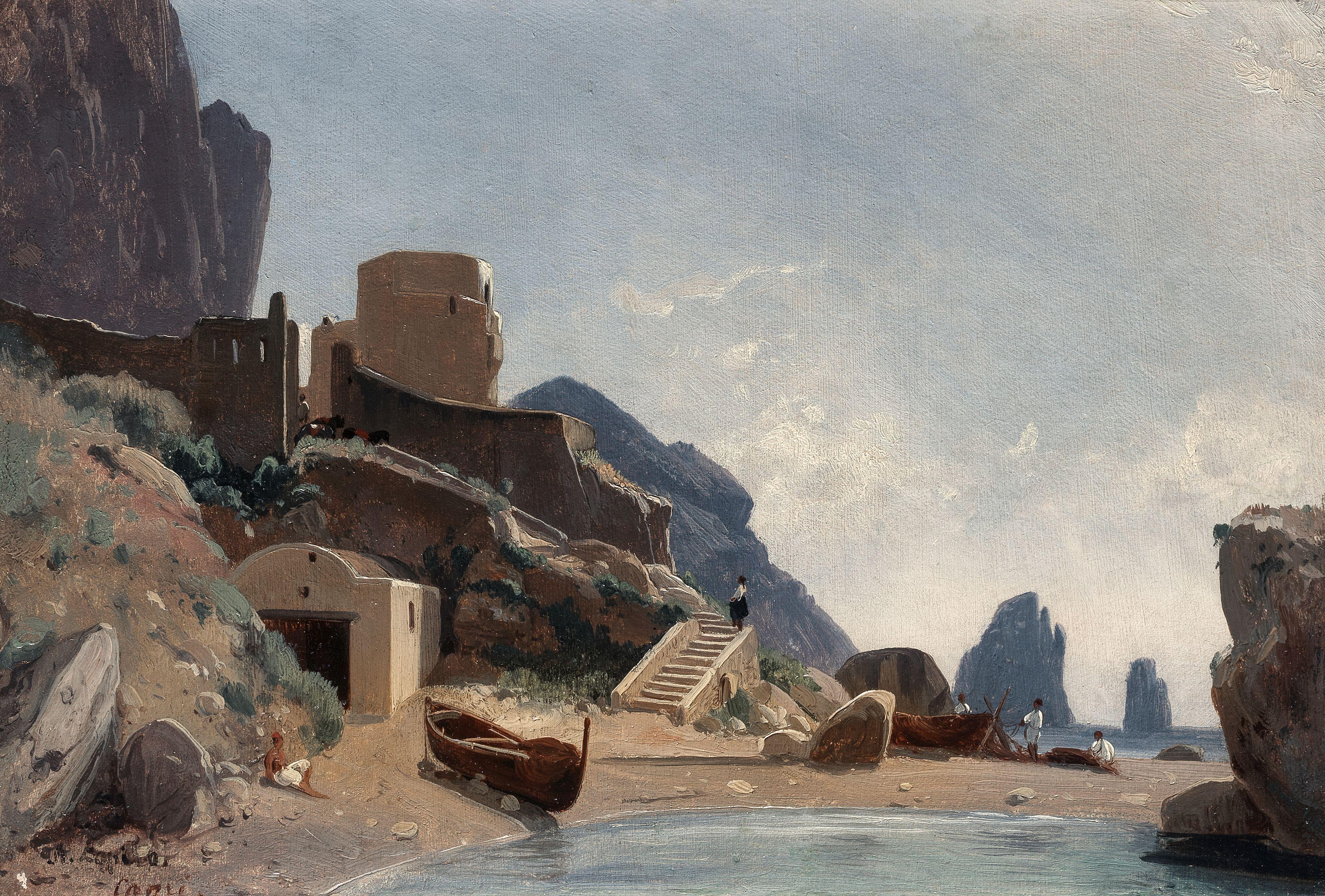 Louis Auguste Lapito - Marina Piccola a Capri