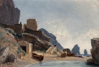 Louis Auguste Lapito - Marina Piccola a Capri