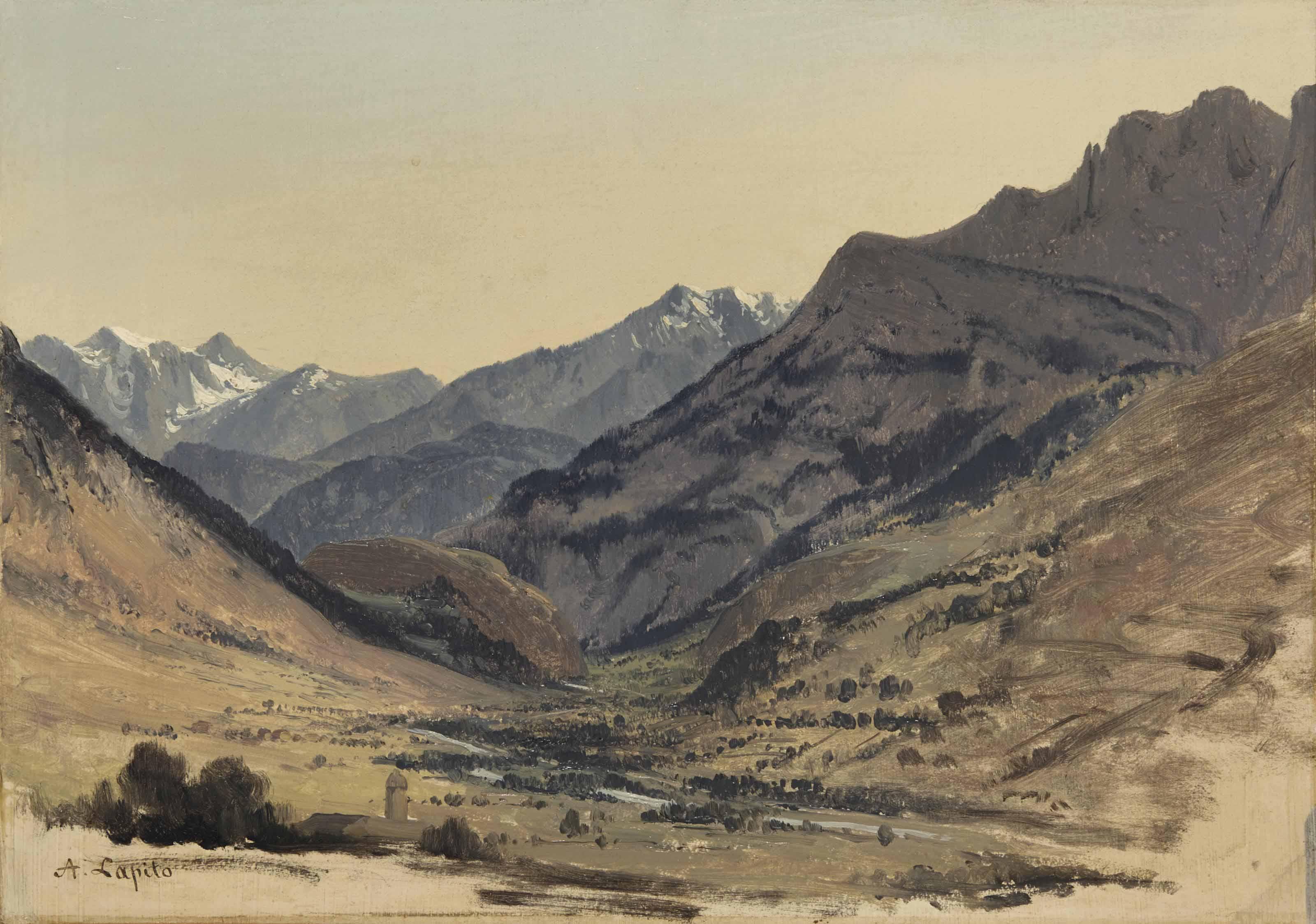 Louis-Auguste Lapito - Vue des Alpes