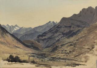 Louis-Auguste Lapito - Vue des Alpes