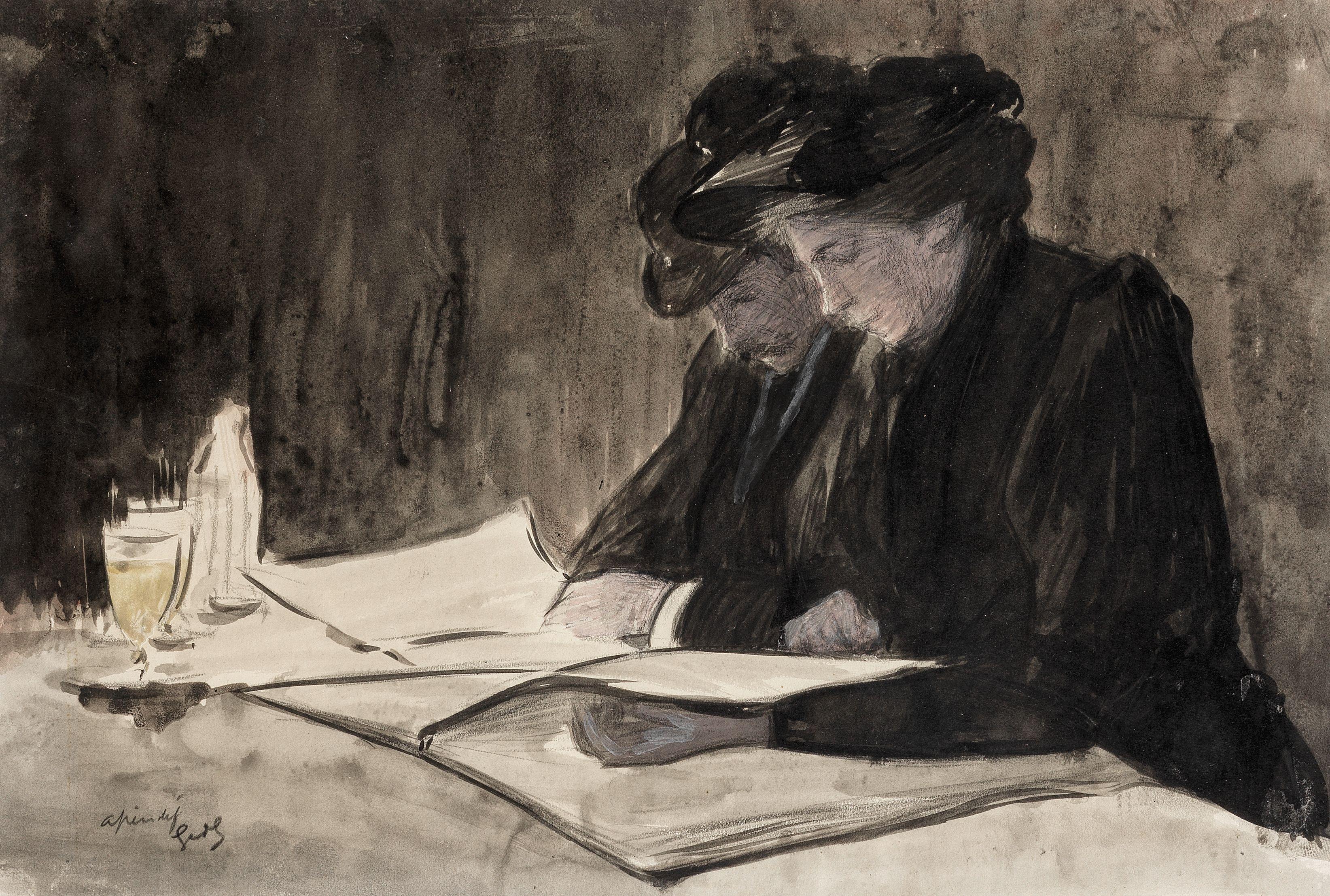 Louis Auguste Mathieu Legrand - L\'aperitif