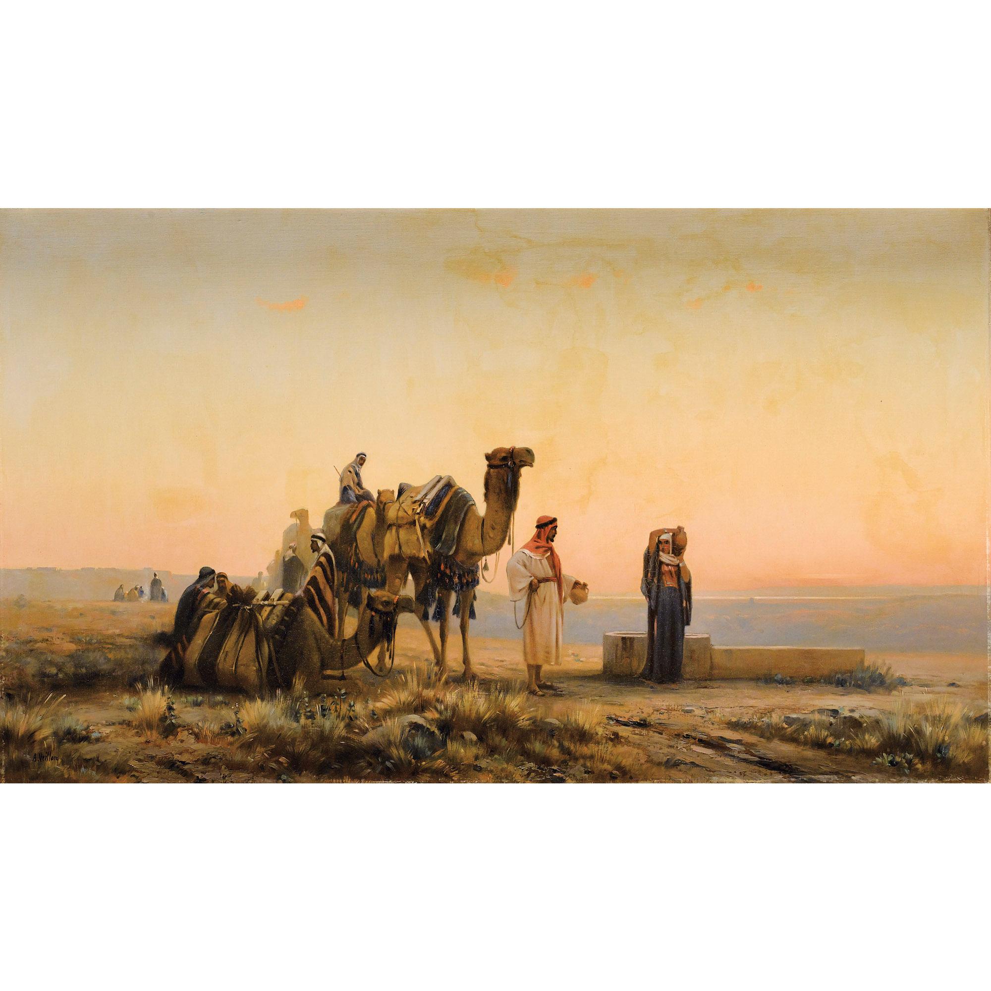 Louis-Auguste Veillon - Le Repos Des Bedouins