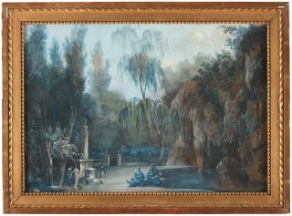 Louis Belanger - Figures in a park