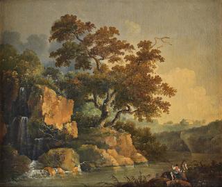 Louis Belanger - Fishermen by a river