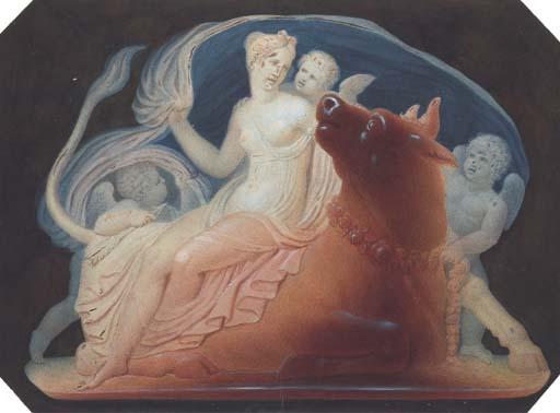 Louis-Bertin Parant - L\'Enlèvement d\'Europe, d\'après un camée