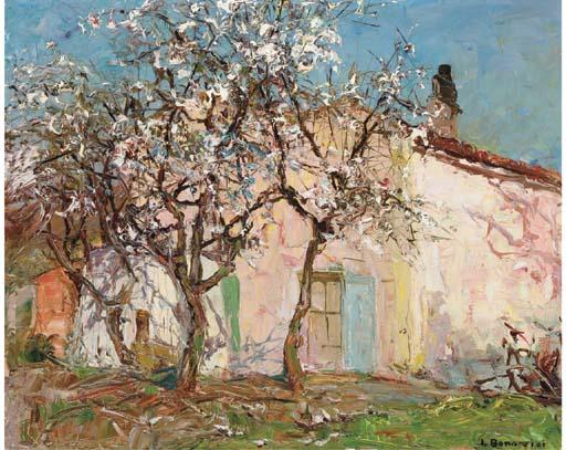 Louis Bonamici - Arbres en fleurs