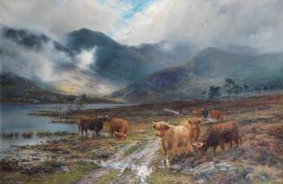Louis Bosworth Hurt - After the shower - by a West Highland loch