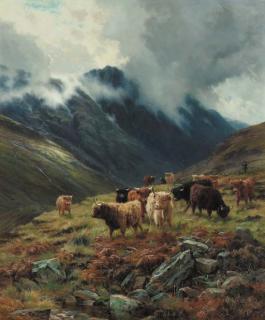 Louis Bosworth Hurt - Glencoe, trailing mists