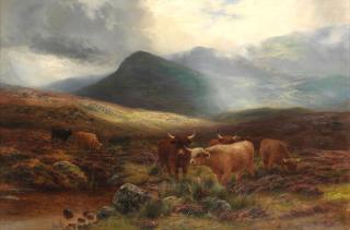 Louis Bosworth Hurt - Highland cattle