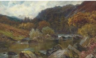 Louis Bosworth Hurt - The Wooded River Valley