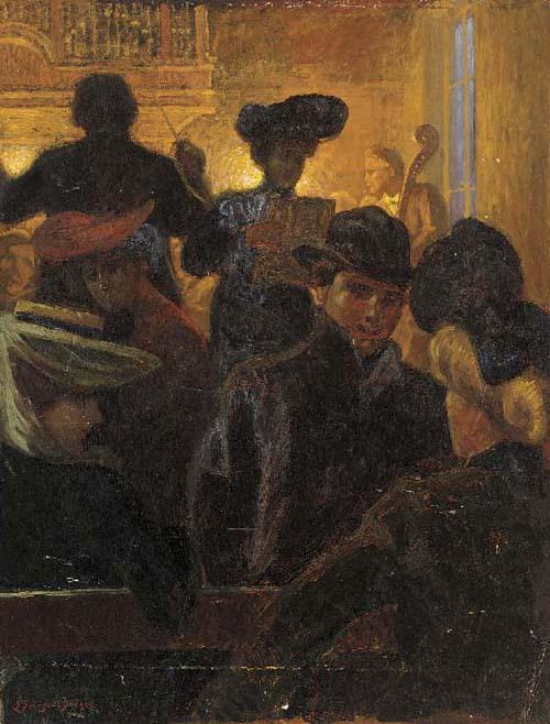 Louis Bourgeois Borgex - At the recital