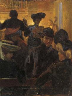 Louis Bourgeois Borgex - At the recital