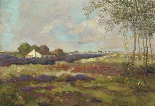 Louis Braquaval - A cottage on the village outskirts