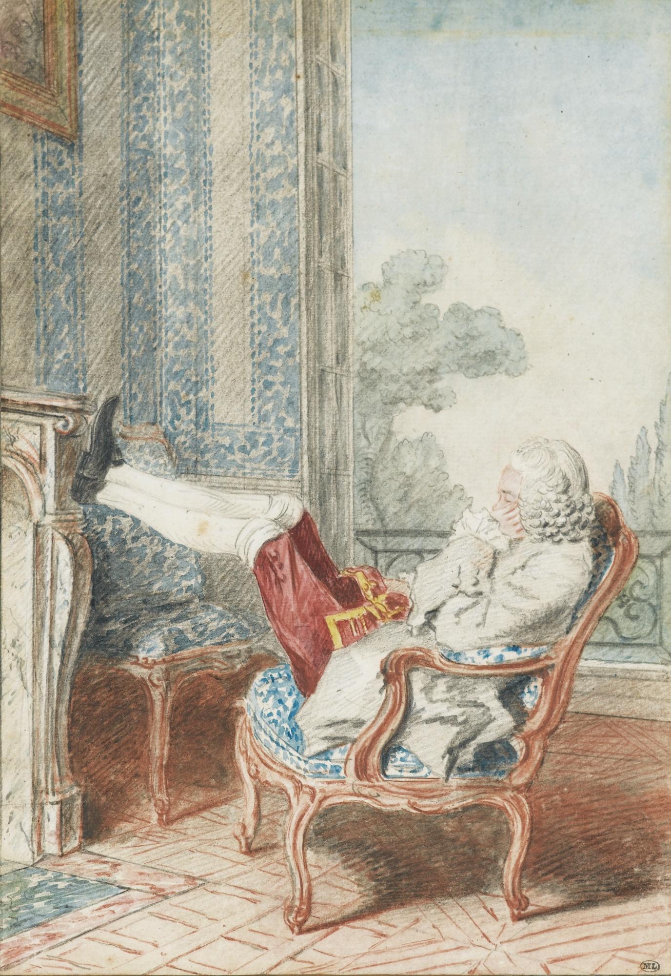 Louis Carrogis Dit Carmontelle - Monsieur De Mornay, Gouverneur De Saint Cloud