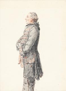 Louis Carrogis - Portrait Of Pierre De Saint-Martin, Baron De Tourempré (1720–1783)