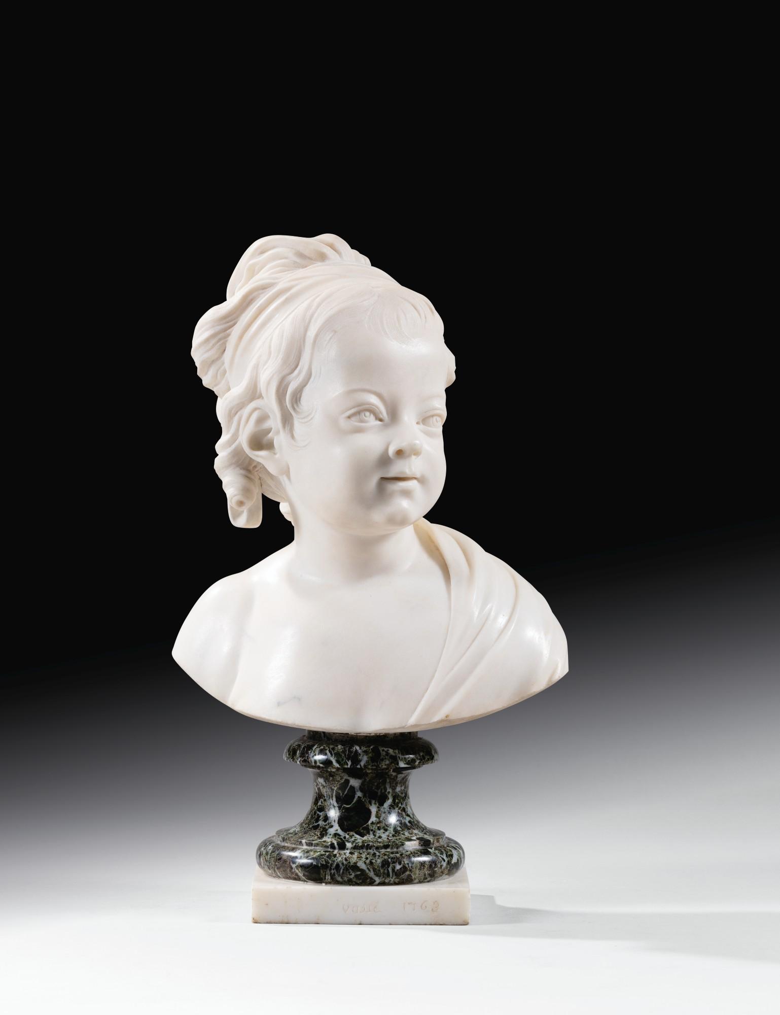 Louis-Claude Vassé - Portrait of Constance-Félicité-Victoire-Désirée Vassé, daughter of the artist