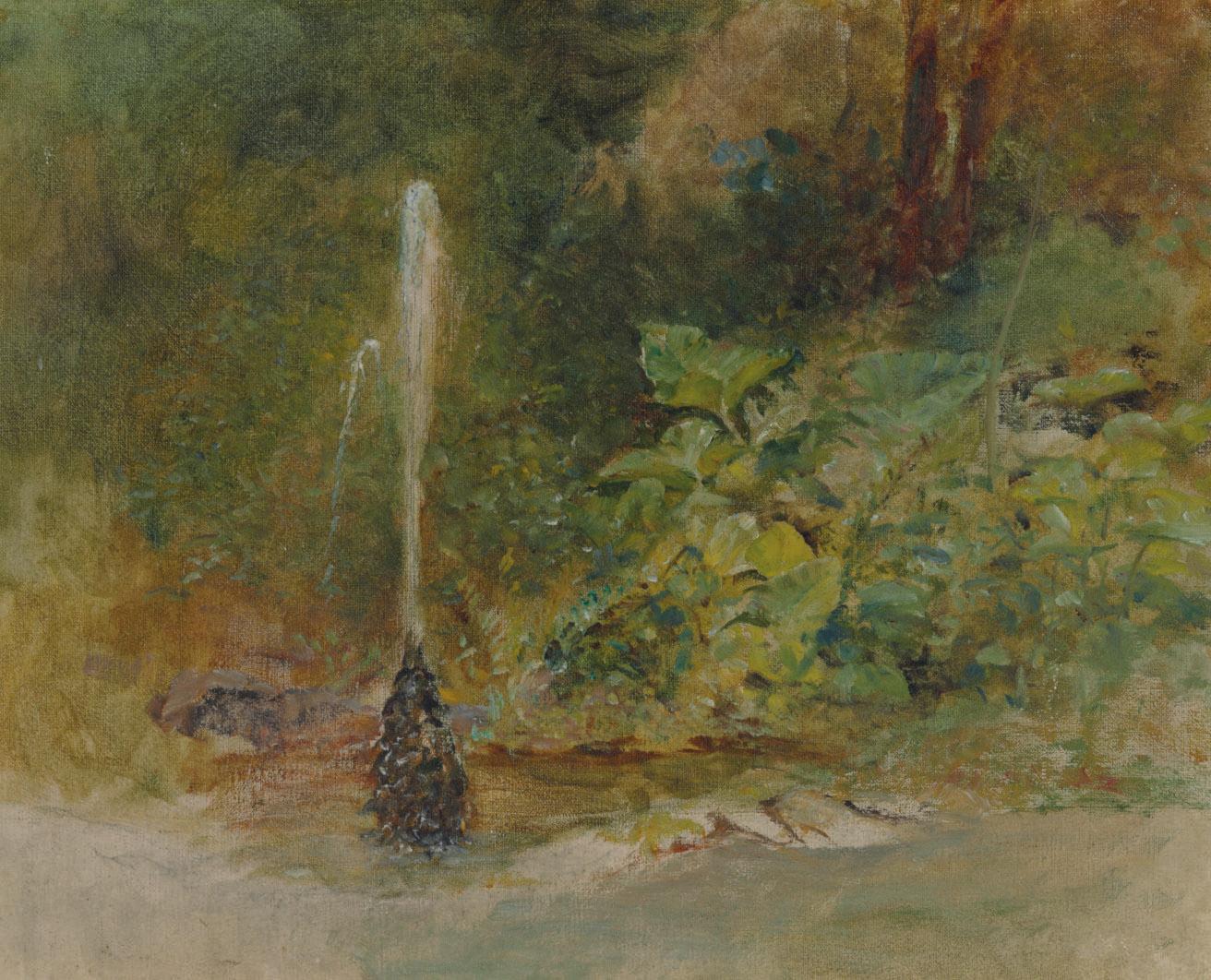 Louis Comfort Tiffany - Fountain at Comfort Lodge, Florida