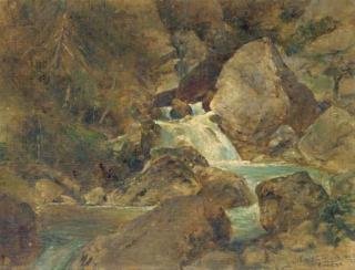 Louis Comfort Tiffany - Mountain Stream