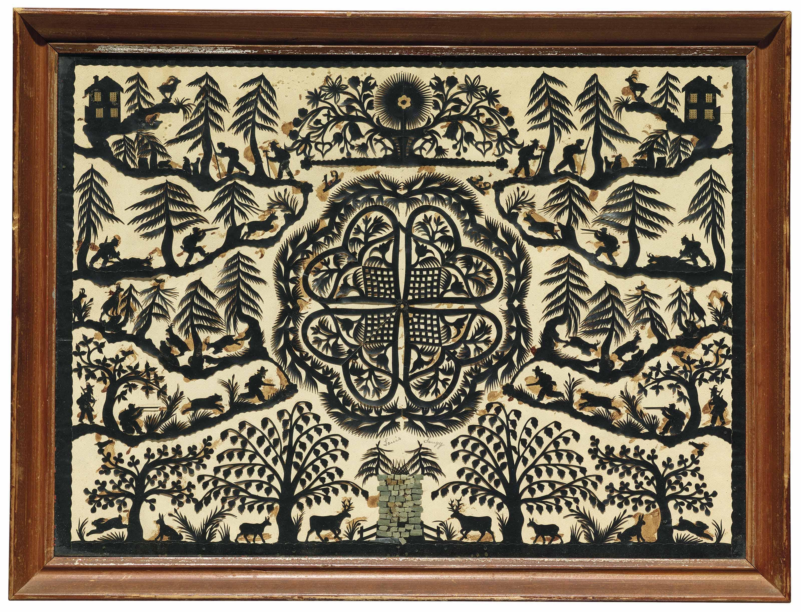 Louis David Saugy - La Chasse, 1939