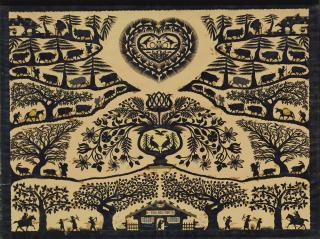 Louis David Saugy - Montée à l\'alpage, 1945