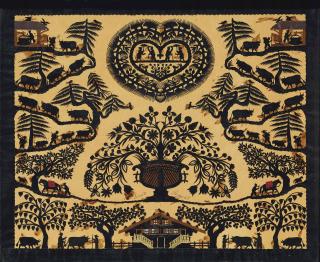 Louis David Saugy - Montée à l\'alpage, 1945