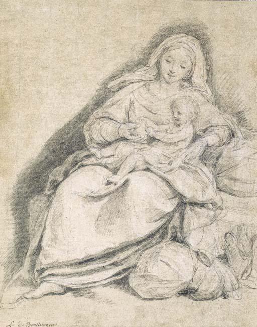 Louis De Boullogne The Younger - The Madonna and Child