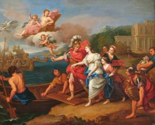 Louis De Boullogne - Die Entführung der Helena.