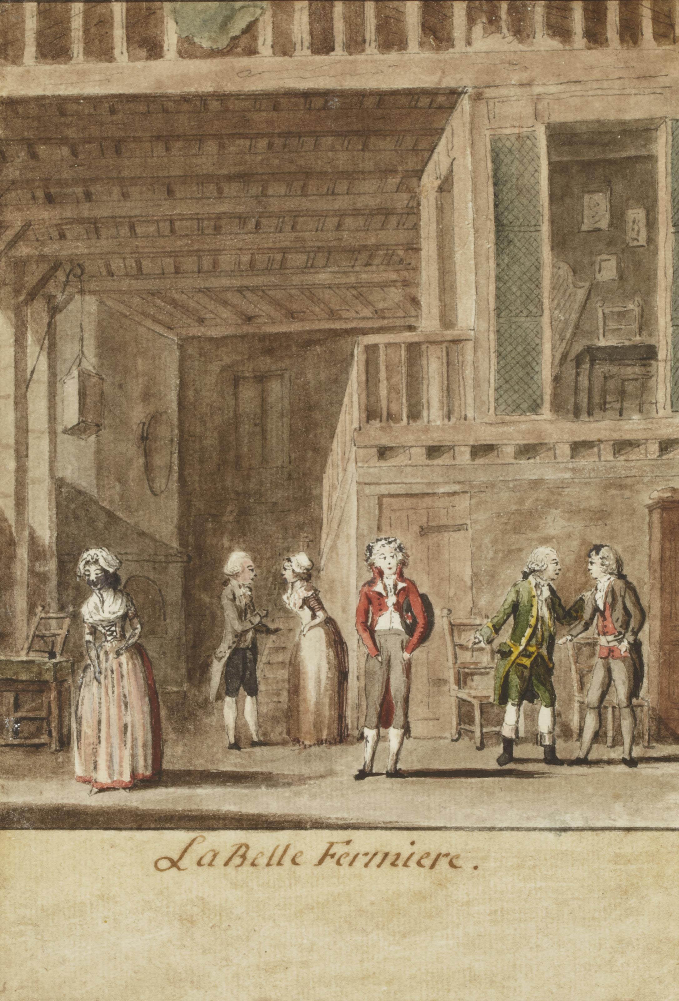 Louis de Carrogis - Scène De \'Catherine Ou La Belle Fermière\' Par Julie Candeille