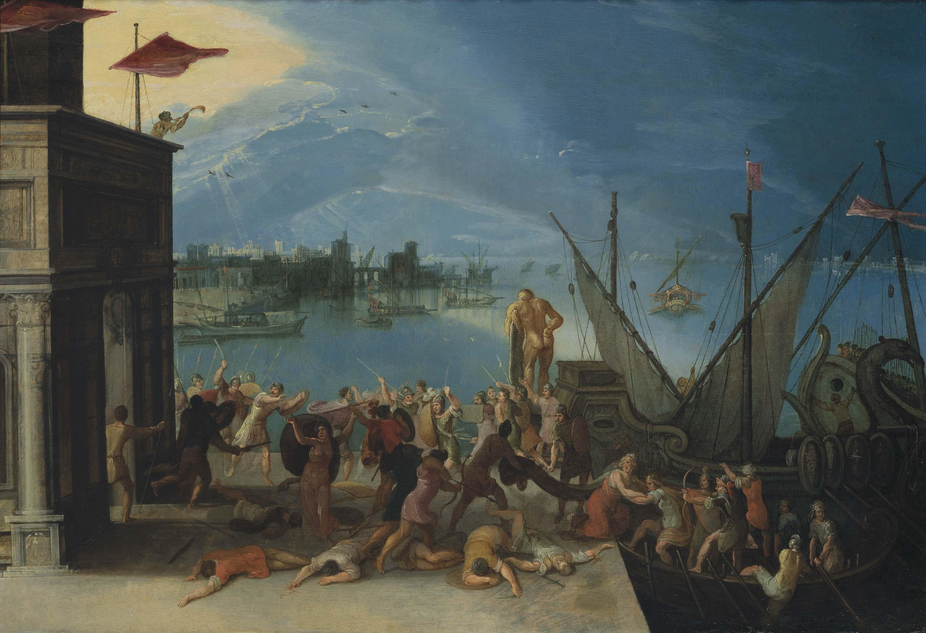 Louis De Caullery - The Rape of the Sabines