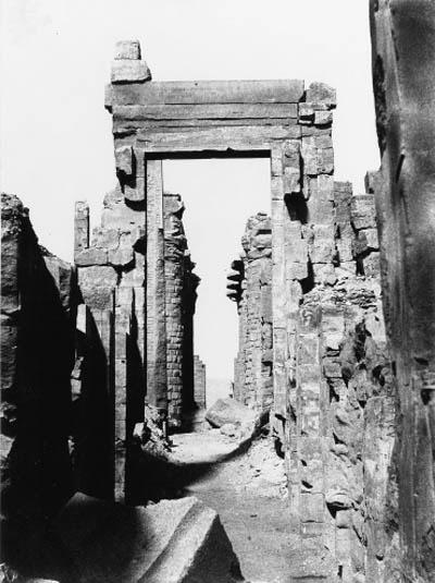 Louis De Clercq - Karnac, Grande Allée du Milieu des Ruines; Karnac, Vue générale des Ruines; and Kalaat-El-Hosn, Deuxième Enceinte