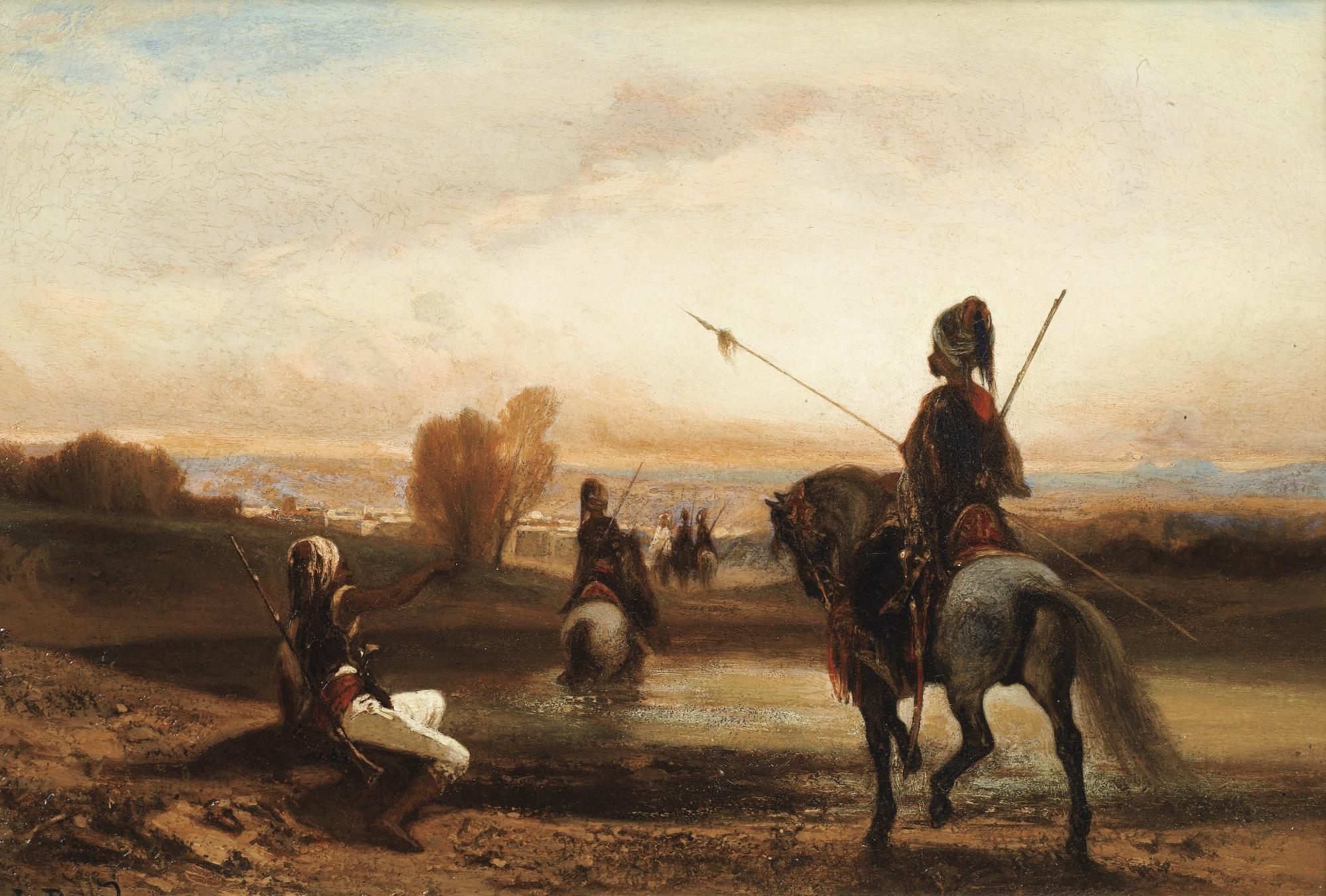 Louis Devedeux - Retour De Chasselouis Devedeux ; Return From Hunting ; Signed Lower Left ; Oil On Panel